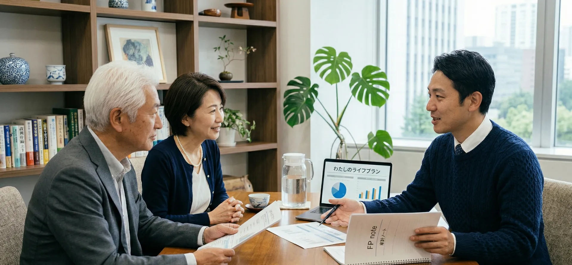 FP顧問契約 - ライフプランの相談風景